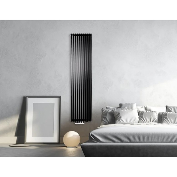 Zdjęcie 1 - Grzejnik dekoracyjny LUXRAD TOBA PODWÓJNA 1000x510 909W antracyt (RAL 7016) 