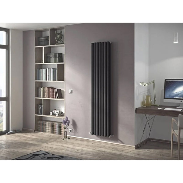 Zdjęcie 1 - Grzejnik dekoracyjny LUXRAD FORTUNA PODWÓJNA 1500x468 1355W antracyt (RAL 7016)