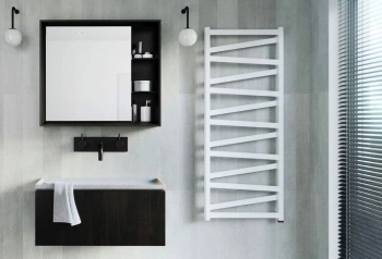 Grzejnik dekoracyjny TERMA VIPERA 1230x500 456W Biały