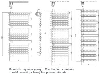 Nawigacja zdjęcie 4 - Grzejnik Luxrad Flag Bis 1164x600 788W