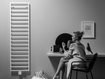 Nawigacja zdjęcie 2 - Grzejnik dekoracyjny łazienkowy VASCO BATHLINE BA 1420x500 674W Antracyt