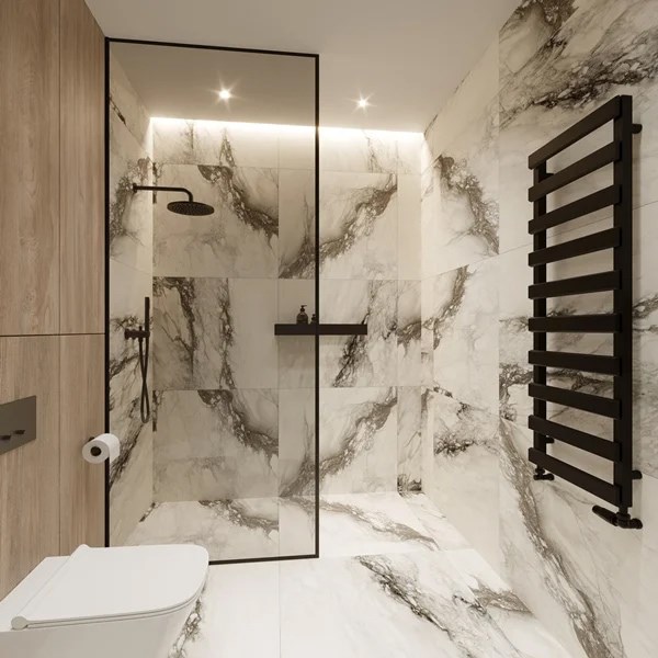 Zdjęcie 1 - Grzejnik dekoracyjny LUXRAD SCALA NEW 1230x400 437W antracyt (RAL 7016) 